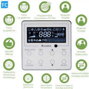 Filtry powietrza do klimatyzacji Gree – Katechinowy Aktywny węglowy filtr FILTRY POWIETRZA