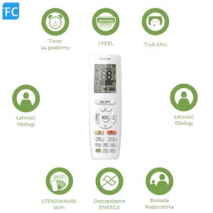 °FC PANASONIC ETHEREA INVERTER PLUS – CIEMNA – Filtr NANOEX + COMFORT CLOUD – R32 / Chłodzenie do -10°C, Grzanie do -15°C* A+++ KIT-XZ35XKE-H; kW 0,85-4,2 Panasonic PANASONIC