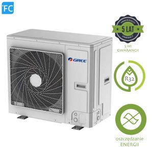 Zestaw system U-MATCH GREE GUD71ZD 5 pomieszczeń 50m2 GREE