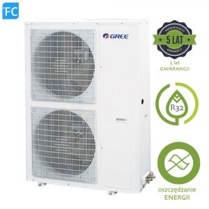 Zestaw system U-MATCH GREE GUD71ZD 5 pomieszczeń 50m2 GREE