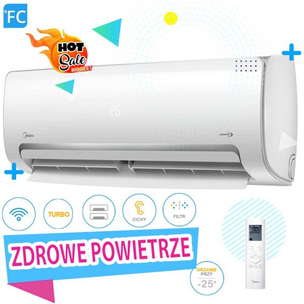 MISSION Smart White Zestaw do klimatyzacja do mieszkania