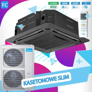 °FC Klimatyzator Midea Multi Split Business Slim Kasetonowy Zestaw KMCD-55N8-B3B 16 pomieszczeń Suma chłodzonej powierzchni 157m2 A++ Wydajność grzania kW 18.2 13 pomieszczeń Kasetonowy Klimatyzacja_MIDEA.kasetonowe.slim_.Black_.Zestaw.double-2.jpg