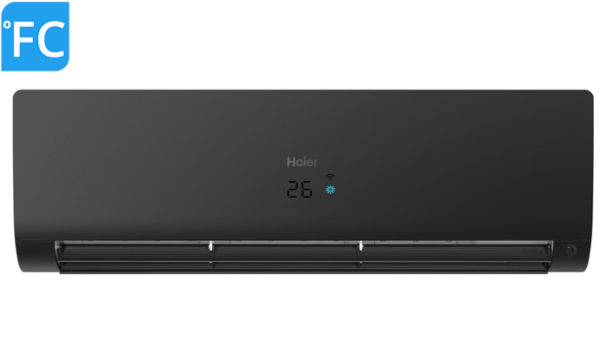 HAIER Flexis Plus Black Matt A+++ R32.front