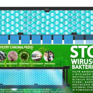 Haier-BIO-Filtr. powietrza.do. klimatyzatora.Haier.Katechinowy