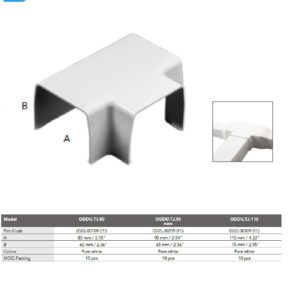 ELEMENTY ŁĄCZĄCE Trójnik ODTJ-80 OPTIMAL DUCT