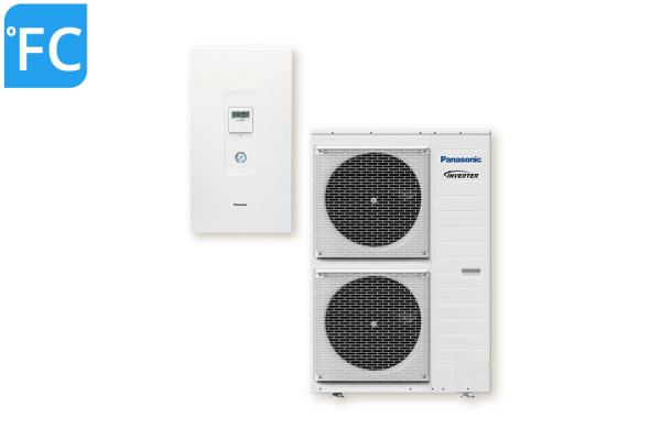 °FC Pompa Ciepła Panasonic do ogrzewania SERIA HT Aquarea HT Split Wysokotemperaturowa R407 9kW KIT-WHF09F3E8 Aquarea AQUAREA