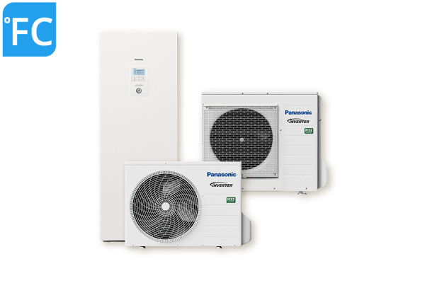 °FC Pompa Ciepła Panasonic do ogrzewania I chodzenia SERIA HIGH-PERFORMANCE J // ALL-IN-ONE COMPACT R32 5kW KIT-ADC5JE5C ALL-IN-ONE AQUAREA