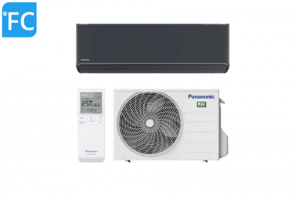 ETHEREA INVERTER PLUS - CIEMNA - Filtr NANOEX + COMFORT CLOUD - R32 / Chłodzenie do -10°C, Grzanie do -15°C* A++ KIT-XZ20XKE-H